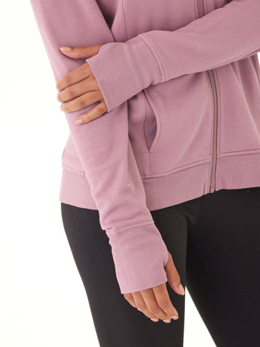Neyra Feather Fleece Zip Hoodie Threads 4 Thought
