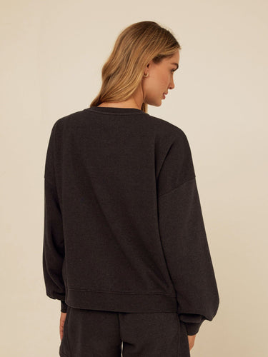 Kaitlyn Mineral Wash Fleece Sweatshirt Womens Outerwear Sweatshirt Threads 4 Thought