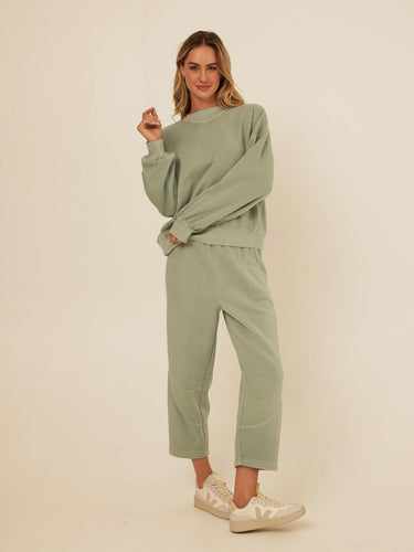 Chantel Mineral Wash Fleece Pant Womens Bottoms Sweatpants Threads 4 Thought