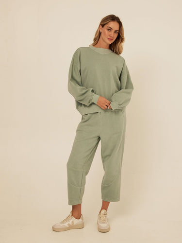 Chantel Mineral Wash Fleece Pant Womens Bottoms Sweatpants Threads 4 Thought