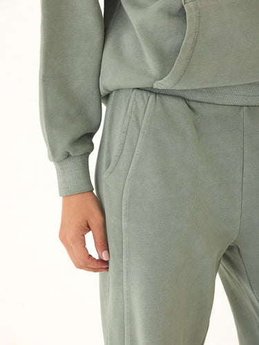 Esmeralda Mineral Wash Cotton Terry Wide Leg Pant Womens Bottoms Sweatpants Threads 4 Thought