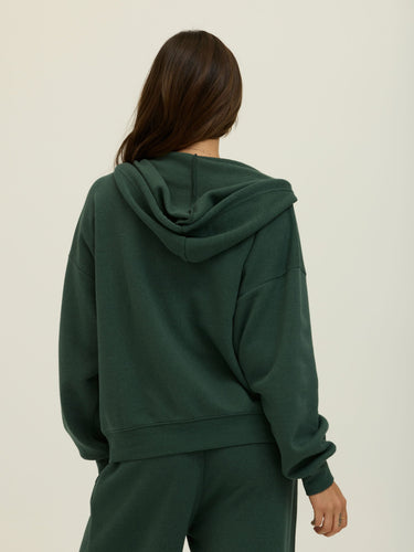 Corissa Triblend Fleece Zip Hoodie Womens Outerwear Sweatshirt Threads 4 Thought