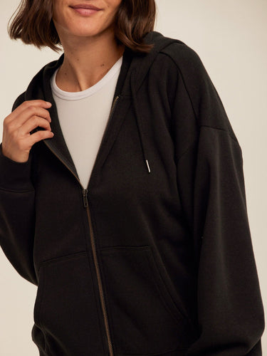 Corissa Triblend Fleece Zip Hoodie Womens Outerwear Sweatshirt Threads 4 Thought