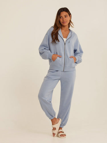 Corissa Triblend Fleece Zip Hoodie Womens Outerwear Sweatshirt Threads 4 Thought