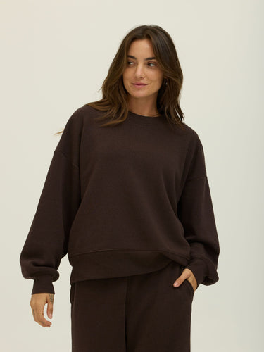 Blaise Triblend Fleece Pullover Womens Outerwear Sweatshirt Threads 4 Thought