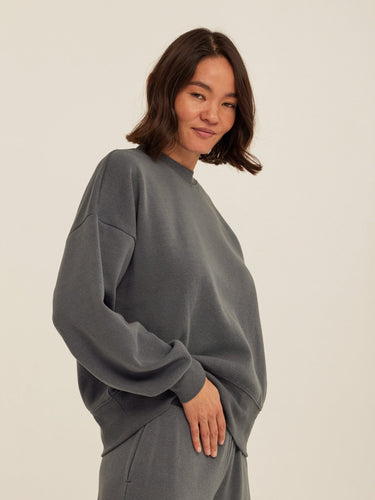 Blaise Triblend Fleece Pullover Womens Outerwear Sweatshirt Threads 4 Thought