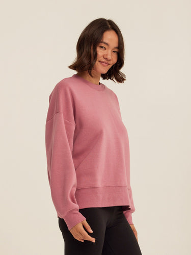 Blaise Triblend Fleece Pullover Womens Outerwear Sweatshirt Threads 4 Thought