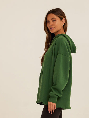 Missy Triblend Fleece Pullover Hoodie Womens Outerwear Sweatshirt Threads 4 Thought