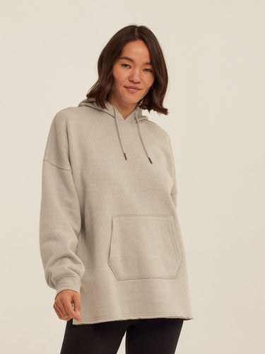 Missy Triblend Fleece Pullover Hoodie Womens Outerwear Sweatshirt Threads 4 Thought