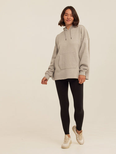 Missy Triblend Fleece Pullover Hoodie Womens Outerwear Sweatshirt Threads 4 Thought