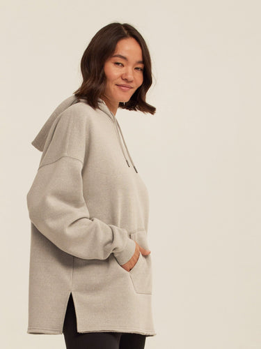 Missy Triblend Fleece Pullover Hoodie Womens Outerwear Sweatshirt Threads 4 Thought