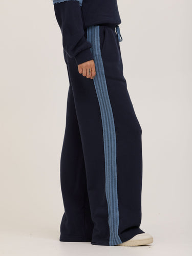 Tierney Cotton Terry Contrast Wide Leg Pant Womens Bottoms Pants Threads 4 Thought