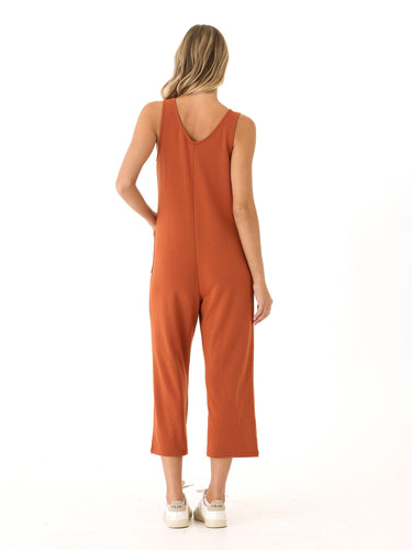 Rainey Modal Terry Patch Pocket Jumpsuit Womens Rompers Threads 4 Thought