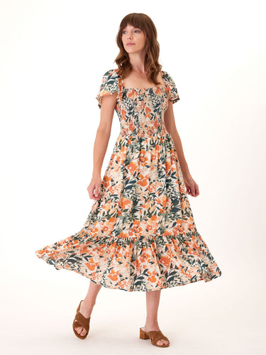 Josette Printed Tencel Midi Dress Womens Dresses Threads 4 Thought