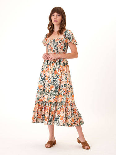 Josette Printed Tencel Midi Dress Womens Dresses Threads 4 Thought