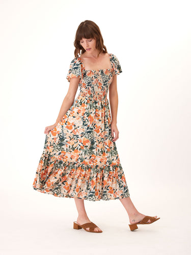 Josette Printed Tencel Midi Dress Womens Dresses Threads 4 Thought