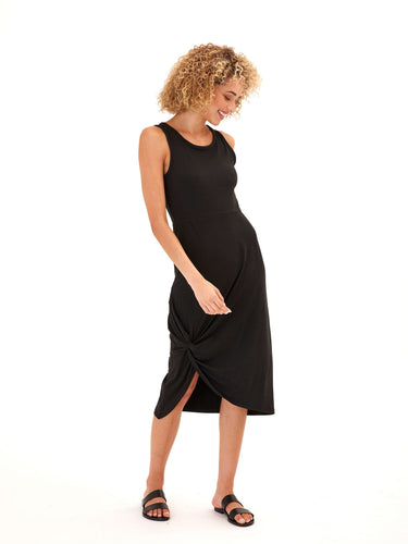 Lula Luxe Jersey Knotted Midi Dress Womens Dresses Threads 4 Thought