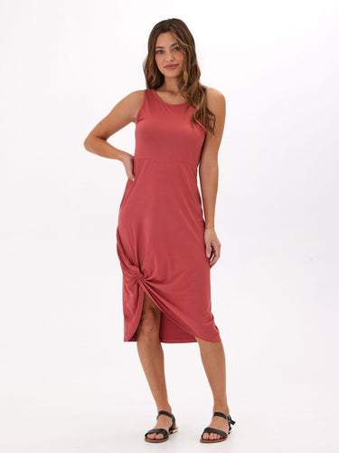 Lula Luxe Jersey Knotted Midi Dress Womens Dresses Threads 4 Thought