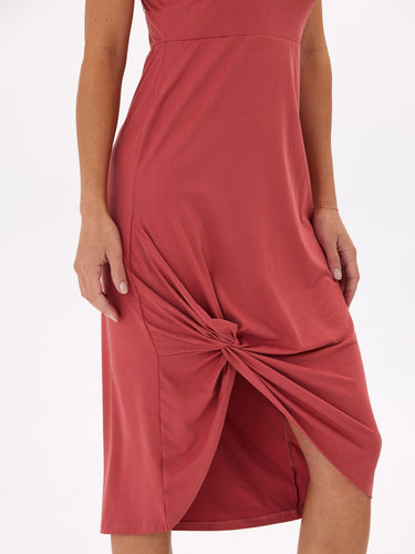 Lula Luxe Jersey Knotted Midi Dress Womens Dresses Threads 4 Thought