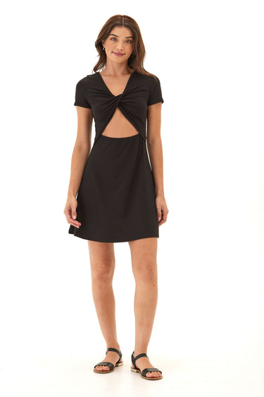 Claudia Luxe Jersey 2-Way Twist Dress Womens Dresses Threads 4 Thought