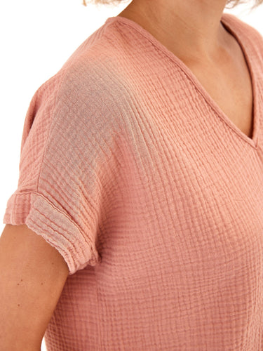 Celia Gauze Top Womens Tops Short Threads 4 Thought