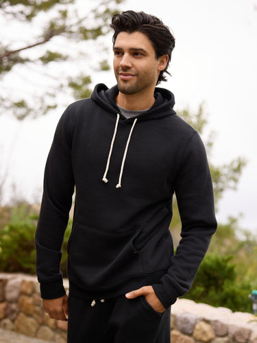 Men's Core Triblend Fleece Pullover Hoodie Mens Outerwear Sweatshirt Threads 4 Thought