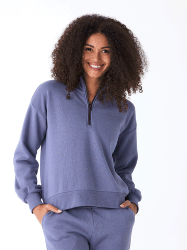 Constance Triblend 1/2-Zip Pullover Threads 4 Thought