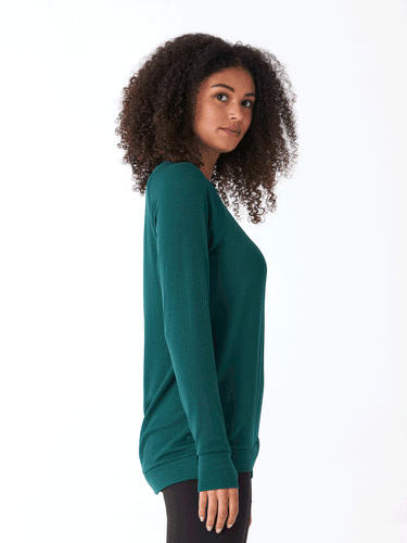 Leanna Feather Fleece Tunic Threads 4 Thought