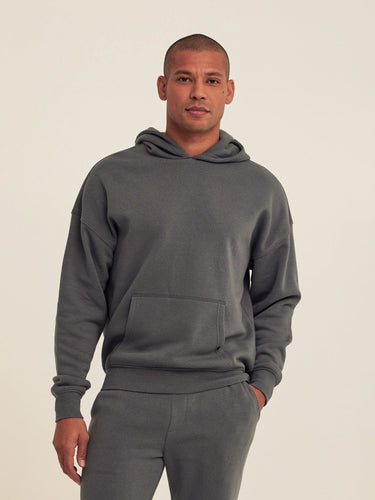 Marcel Triblend Fleece Oversized Hoodie Mens Outerwear Sweatshirt Threads 4 Thought
