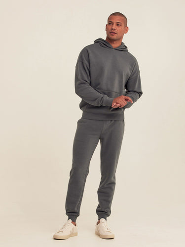 Marcel Triblend Fleece Oversized Hoodie Mens Outerwear Sweatshirt Threads 4 Thought