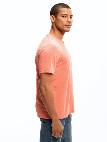 Triblend Short Sleeve V-Neck Mens Tops Tshirt Short Threads 4 Thought