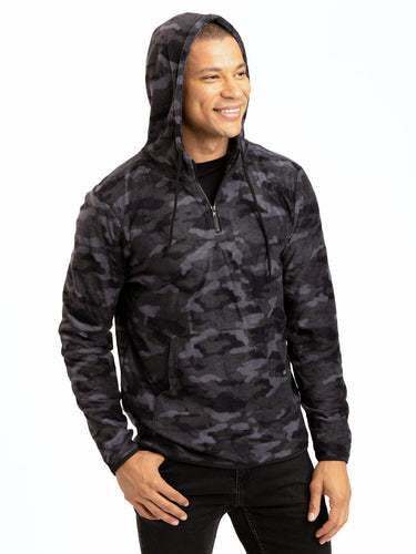 Breton Camo Half-Zip Hoodie Mens Outerwear Sweatshirt Threads 4 Thought
