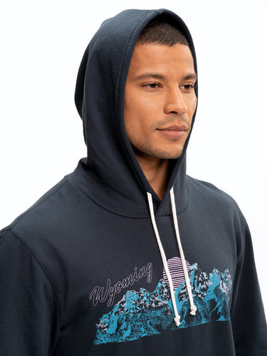 Grand Teton Graphic Pullover Hoodie Mens Outerwear Sweatshirt Threads 4 Thought