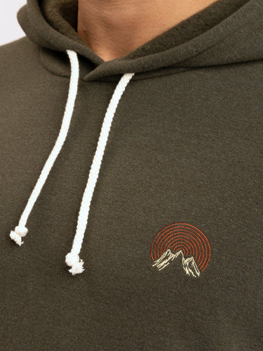 Sunrise Embroidered Pullover Hoodie Mens Outerwear Sweatshirt Threads 4 Thought