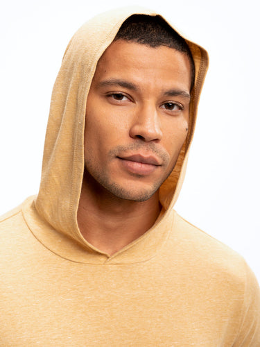 Long Sleeve Triblend Jersey Hoodie Mens Tops Tshirt Long Threads 4 Thought