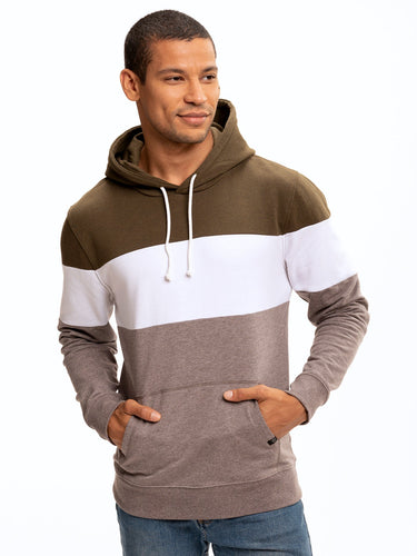 Romero Colorblock Pullover Hoodie Mens Outerwear Sweatshirt Threads 4 Thought