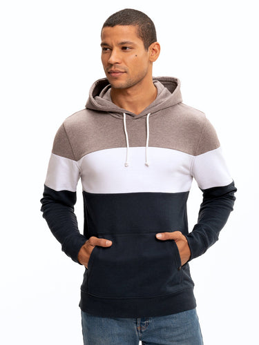 Romero Colorblock Pullover Hoodie Mens Outerwear Sweatshirt Threads 4 Thought