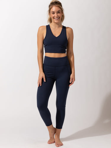 Astrid Pocket High Rise 7/8 Legging Womens Bottoms Leggings Threads 4 Thought