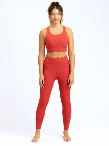 Rita Pocket High Rise 7/8 Sport Legging 24" Threads 4 Thought