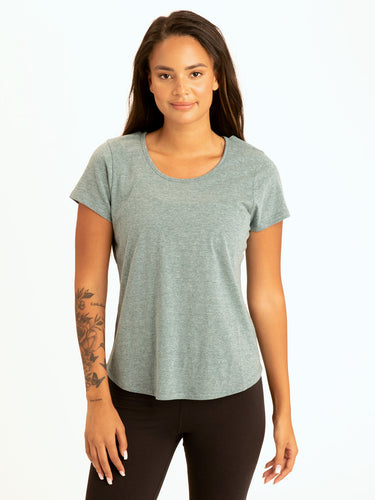 Moiraine Back Cut Out Tee Womens Tops Short Threads 4 Thought