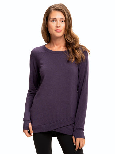 Leanna Feather Fleece Tunic Womens Outerwear Sweatshirt Threads 4 Thought