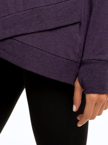 Leanna Feather Fleece Tunic Womens Outerwear Sweatshirt Threads 4 Thought