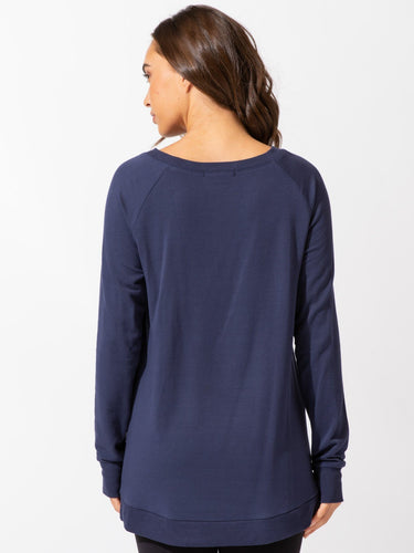 Leanna Feather Fleece Tunic Womens Tops Threads 4 Thought