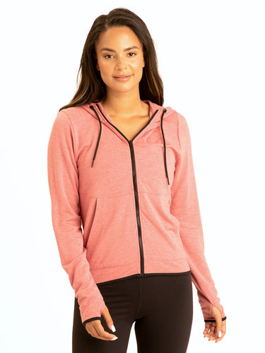 Sybil FeatherLoop Athleisure Jacket Womens Outerwear Sweatshirt Threads 4 Thought