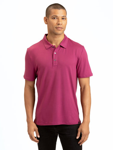 Henrique Modal Pique Polo Mens Tops Tshirt Short Threads 4 Thought