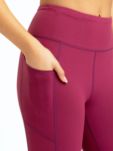 Monica Pocket High Rise 7/8 Legging 24" Womens Bottoms Leggings Threads 4 Thought