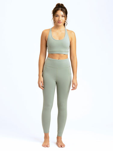 Monica Pocket High Rise 7/8 Legging 24" Womens Bottoms Leggings Threads 4 Thought