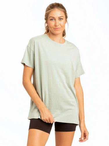 Andie Comfort Jersey Boyfriend Tee Womens Tops Short Threads 4 Thought