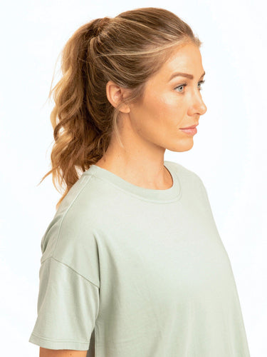 Andie Comfort Jersey Boyfriend Tee Womens Tops Short Threads 4 Thought