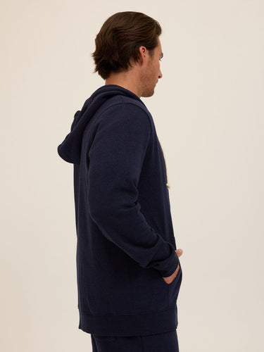 Triblend Zip Fleece Hoodie Mens Outerwear Sweatshirt Threads 4 Thought 